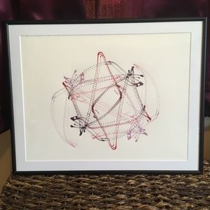 Elegant Framed Original Abstract Art